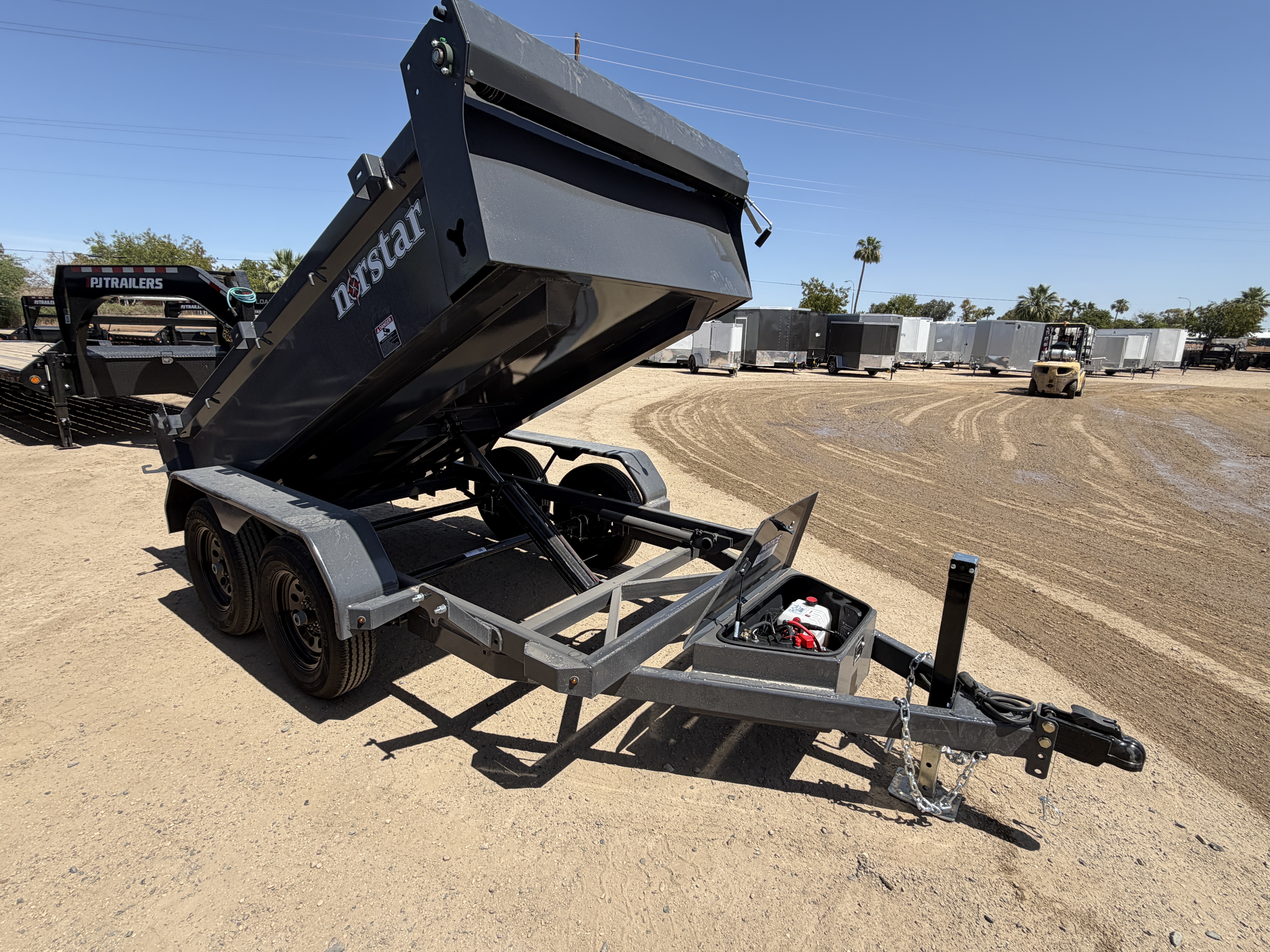 Norstar 10x60 Norstar Tandem Axle Dump, 7K GVWR, 20" Sides - Stock #NST1448 - Image 3 of 7