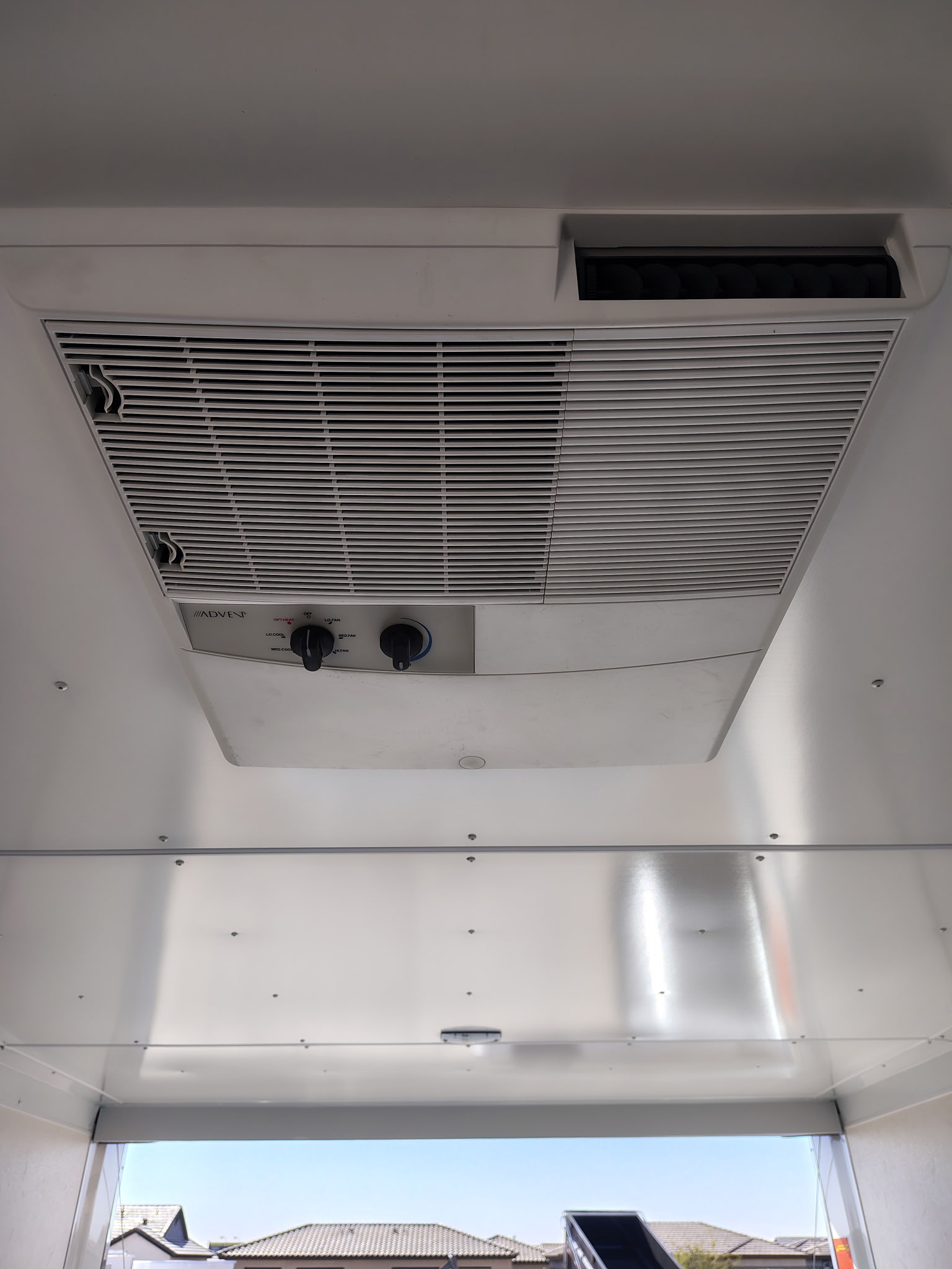 Compass 20x8.5 Jasper SE Car Hauler, 10K GVWR, Ramp Door, A/C, White Wall / Ceiling, RTP Floor - Stock #CMP2758 - Image 9 of 9