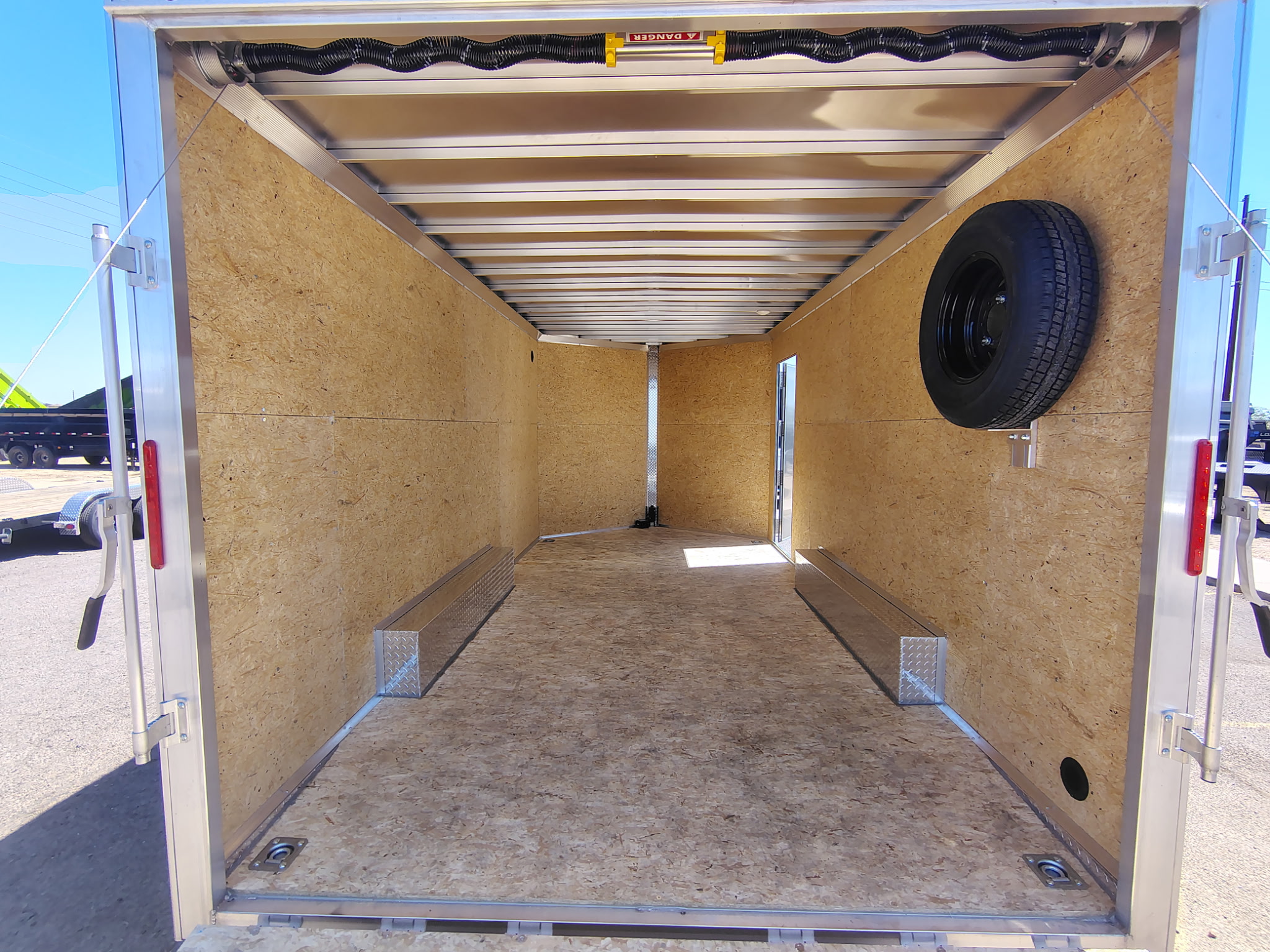 TRITON 16x8.5 All Aluminum XLT-P Car Hauler, 7K GVWR, Side Door, Ramp Door - Stock #ALC260 - Image 4 of 7