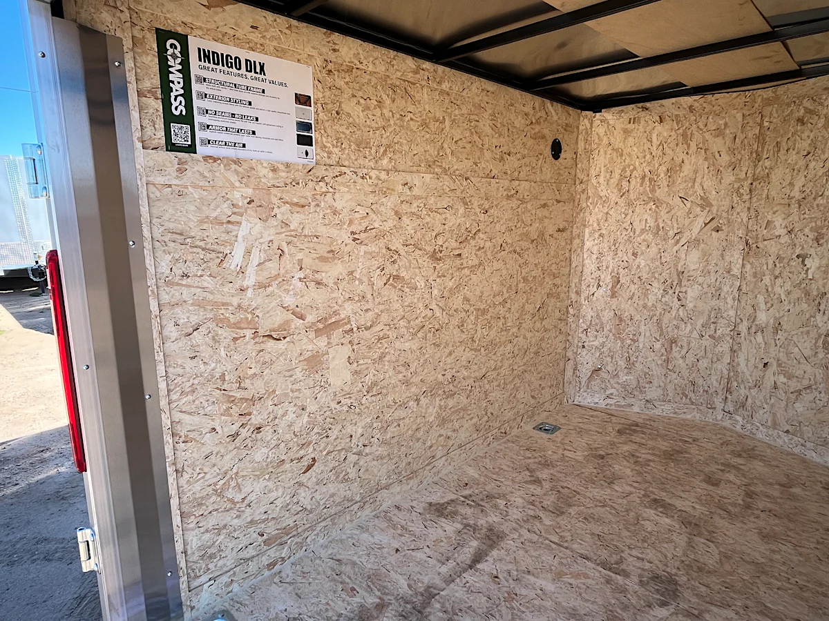 Compass 08x5 Indigo DLX, 3K GVWR, Ramp Door - Stock #CMP2730 - Image 10 of 10 Compass 08x5 Indigo DLX, 3K GVWR, Ramp Door - Stock #CMP2730 - Image 10 of 10