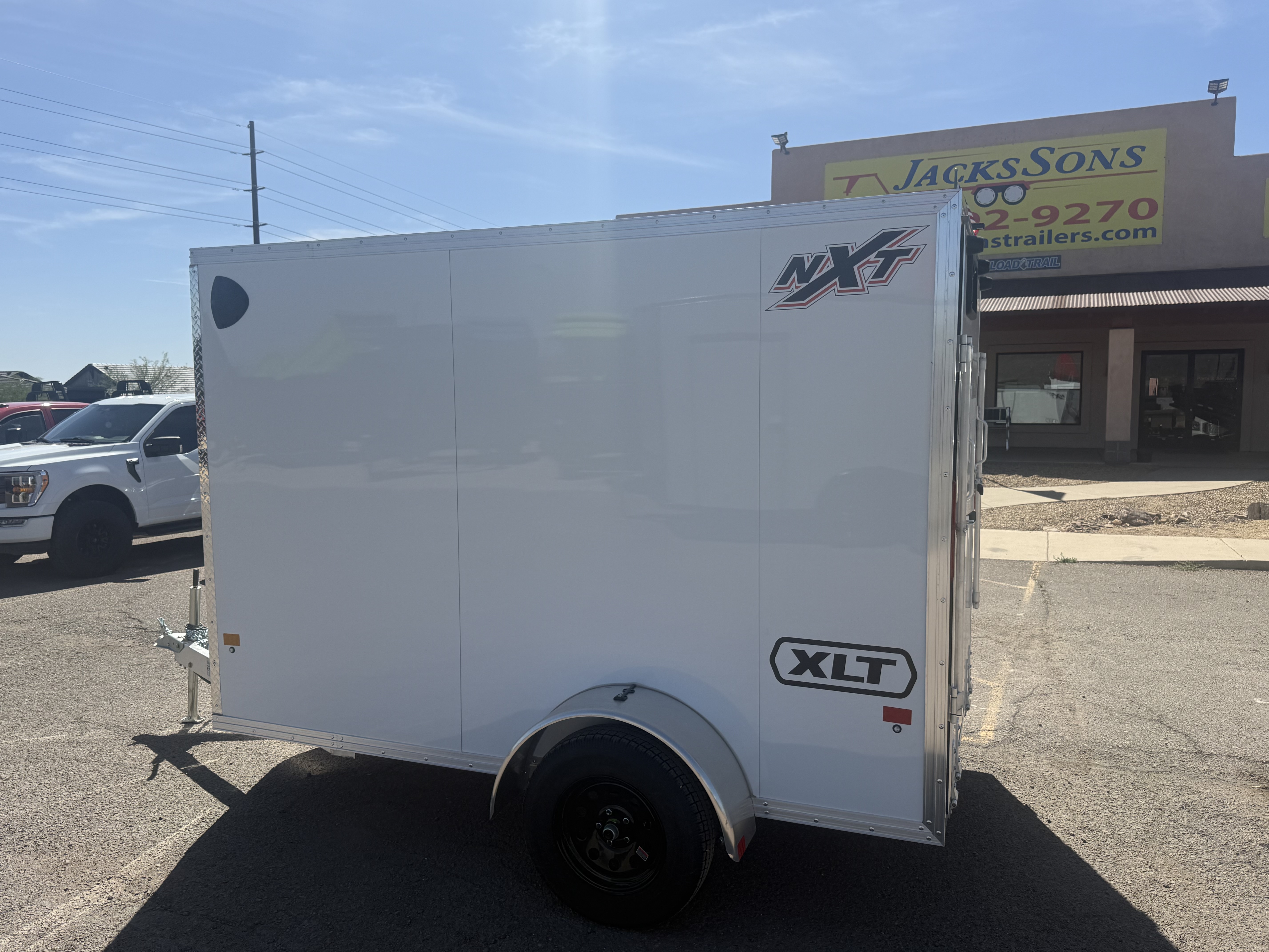 Alcom 10x6 All Aluminum XLT-P2 Enclosed, 3K GVWR, Limited Edition, Ramp Door - Stock #ALC224 - Image 5 of 8