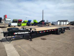 P.J. Trailers 25x102 Tandem Axle 25,900 GVWR Low-Pro Deckover with Duals, Monster Ramps, 14 Ply Tires Stock #PPJ11180 - Thumbnail 2