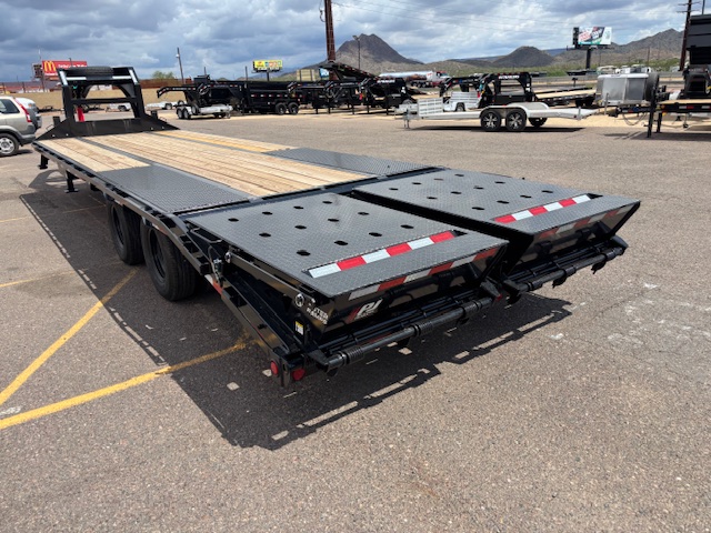 P.J. Trailers 25' Gooseneck, Low-Pro Flatdeck with Duals, 25K GVWR, 14 PLY - Stock #PPJ10887 - Image 5 of 5