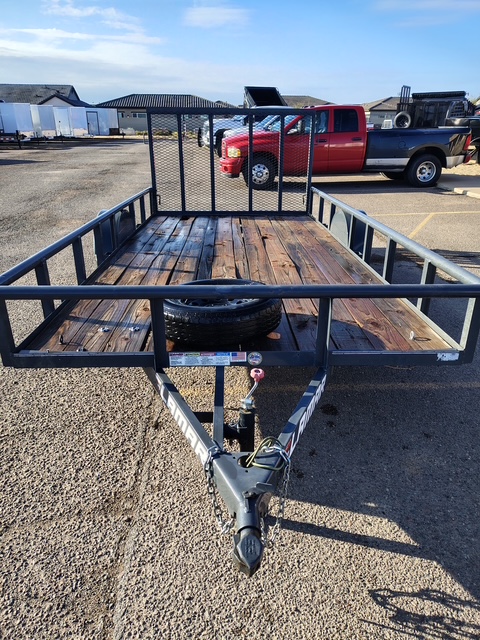 Lamar 14'x77" Single Axle Utility Trailer w/ Ramp Gate (SA)