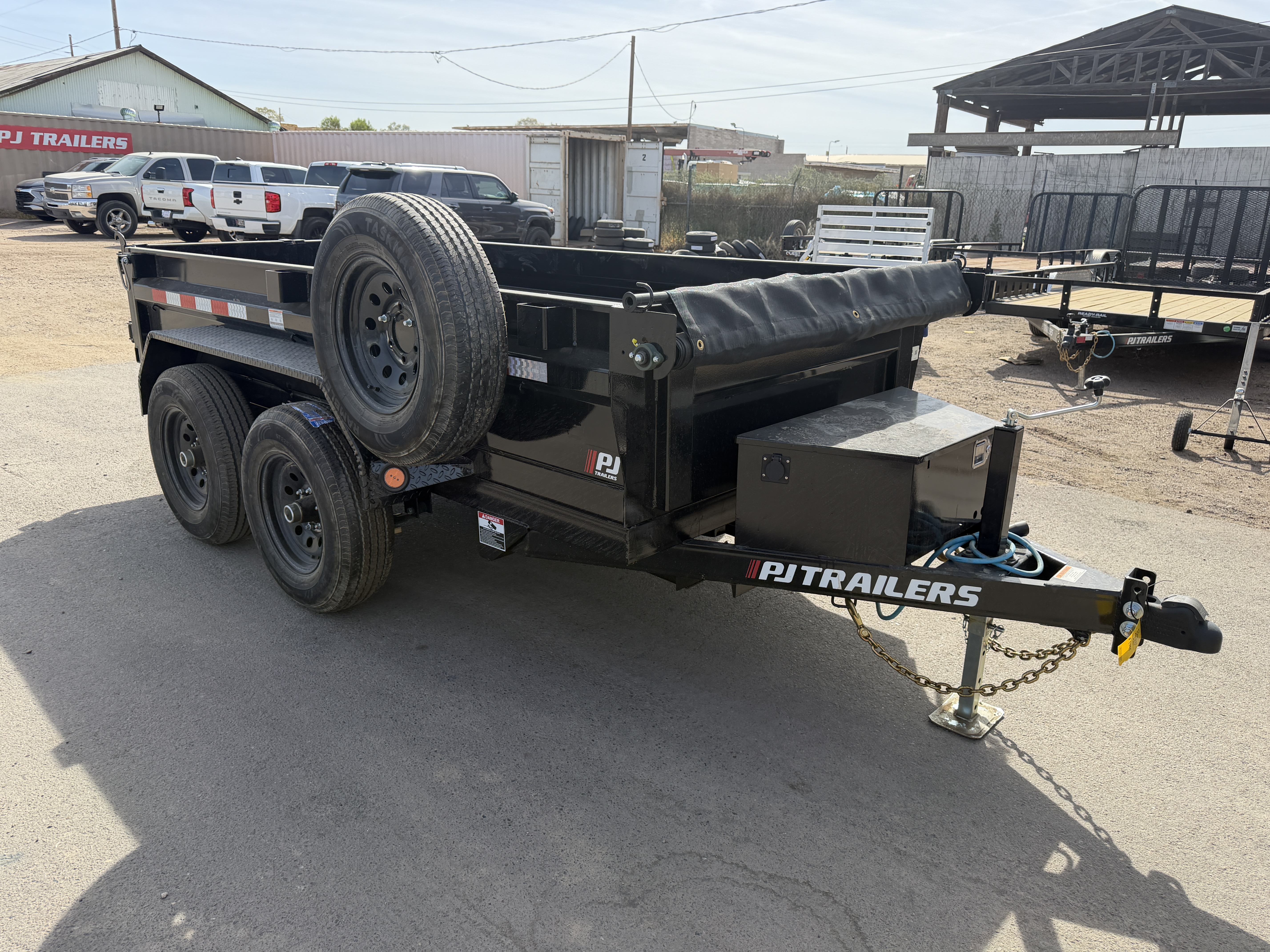 P.J. Trailers 10X60 Utility Dump, Tandem Axle, 7K GVWR - Stock #PJD1686 - Image 3 of 9