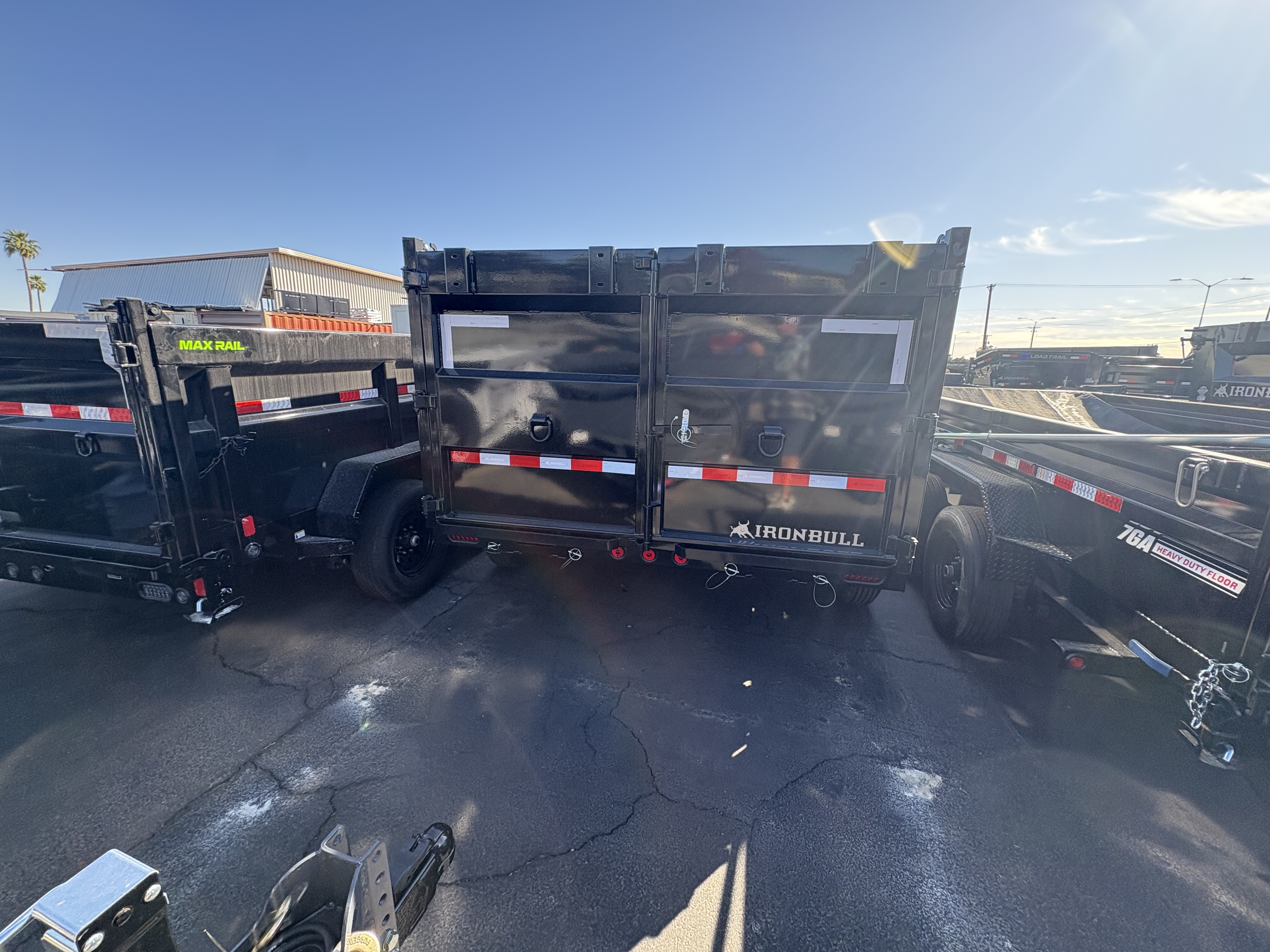 Norstar 14x83 IronBull Tandem Axle Dump, 15K GVWR, 48" Sides, Solar Charger, 14 Ply Tires - Stock #NST1416 - Image 4 of 5