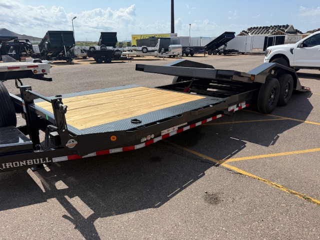 Norstar 24x102 Ironbull Tandem Axle, 14K GVWR, Low-Pro Gravity Tilt W/ Drive Over Fenders - Stock #NS478 - Image 1 of 5