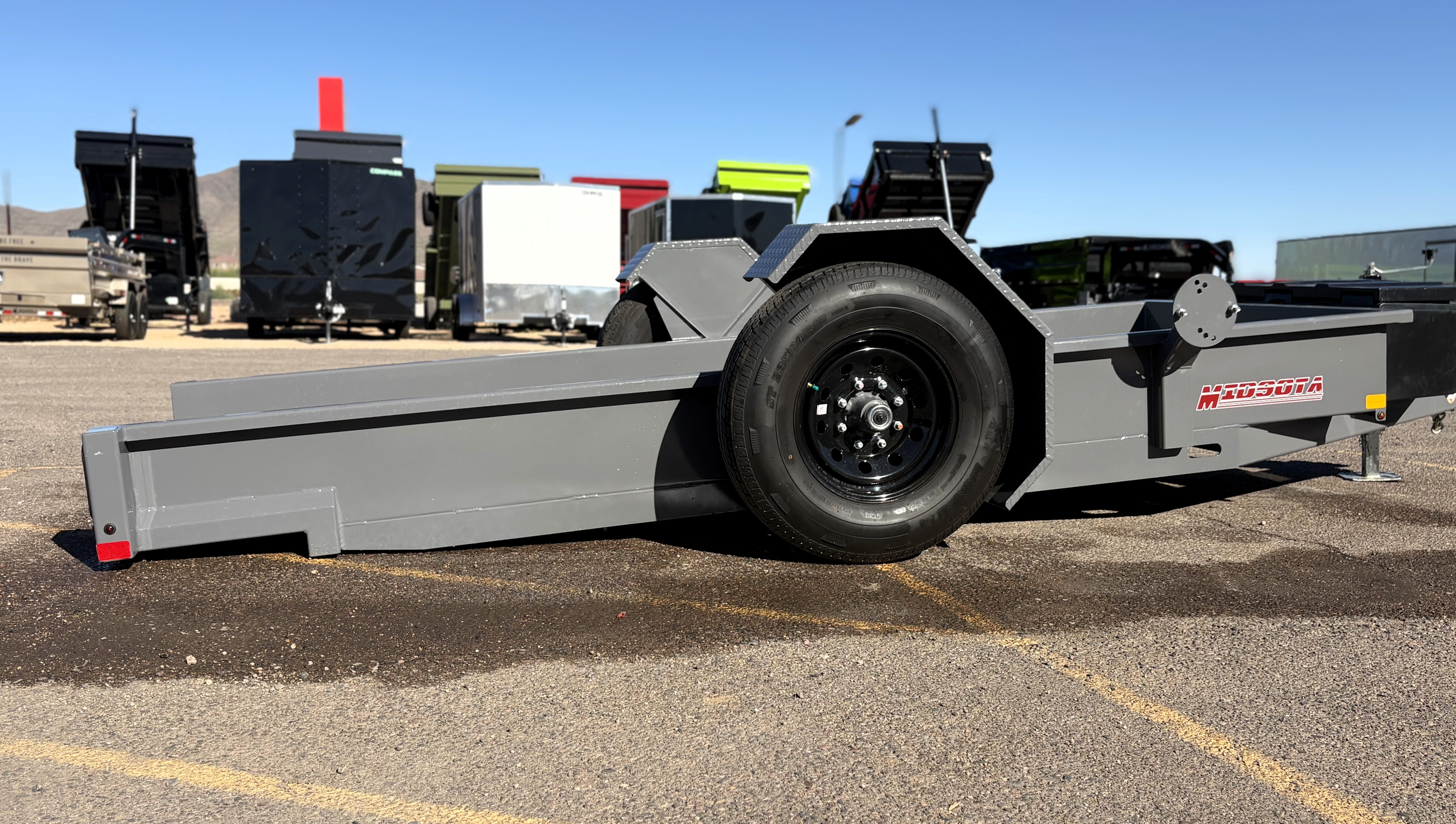 Midsota 12x52 SL Series, Heavy Equipment Tilt Trailer, Single Axle, 7,700 GVWR - Stock #MI006 - Image 7 of 14
