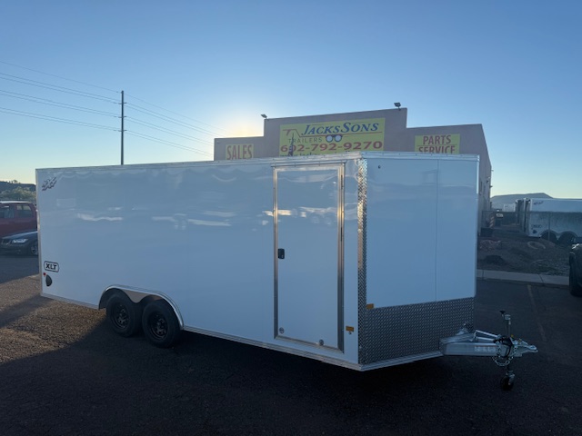 Alcom 20x8.5 All Aluminum XLT-P Car Hauler, 7K GVWR, Ramp Door - Stock #ALC178 - Image 1 of 10
