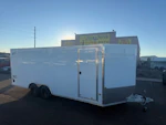 Alcom 20x8.5 All Aluminum XLT-P Car Hauler, 7K GVWR, Ramp Door Stock #ALC178 - Thumbnail 1