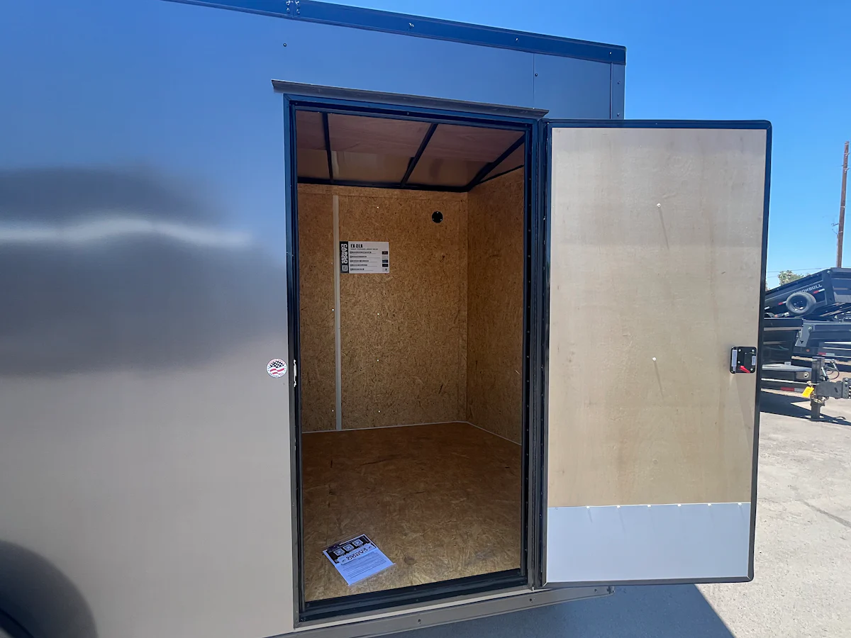 Cargo Express 16x7 EX DLX Flat Top V-Nose, 7K GVWR, Ramp Door - Stock #CMP2899 - Image 1 of 9 Cargo Express 16x7 EX DLX Flat Top V-Nose, 7K GVWR, Ramp Door - Stock #CMP2899 - Image 1 of 9
