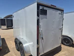 Compass 12x6 Indigo DLX, Flat Top V-Nose, 7K GVWR, Ramp Door Stock #CMP2872 - Thumbnail 3