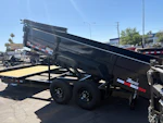 Midsota 20x7 (14'+6') Flat Front Rear Dump, 15,400 GVWR, 40" Steel Toolbox Stock #MID003 - Thumbnail 6