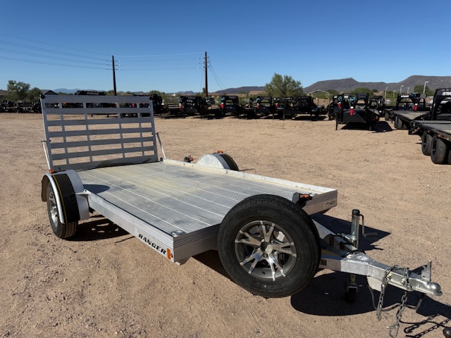 Alcom 12X72 Single Axle, Aluminum, 3K GVWR, Utility - Stock #USD6948 - Image 1 of 4