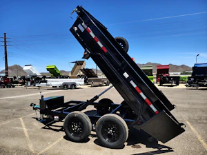 P.J. Trailers 10X60 Utility Dump, Tandem Axle, 7K GVWR