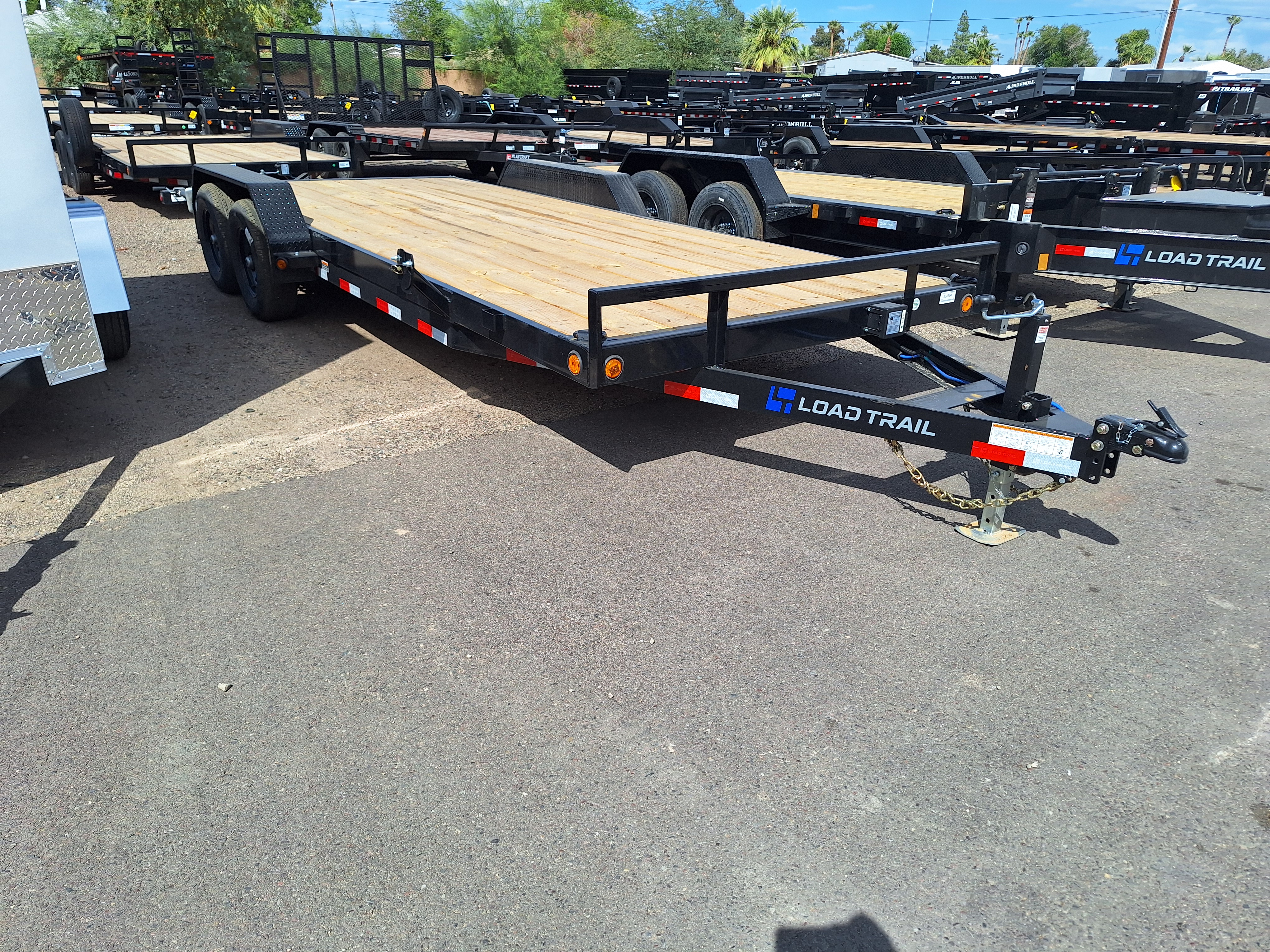Load Trail 20x83 Tandem Axle, 10GVWR, Carhauler, Slide In Ramps - Stock #LT940 - Image 2 of 6