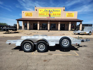 Aluma 14x80 All Aluminum, 8.5K GVWR, Tandem Axle, Ramps (8014TA-EL-R-RTD)