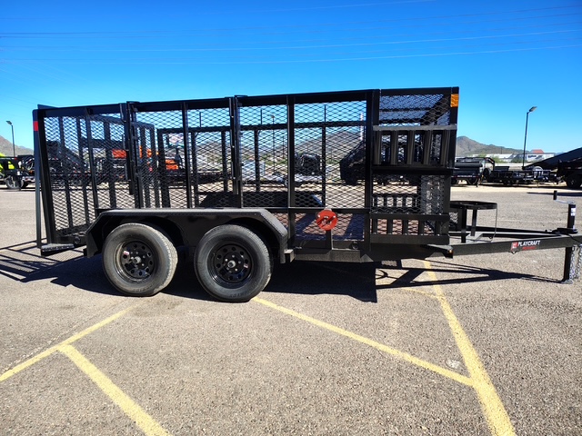 Sun Country Trailers 12X83 Landscape Deluxe, 4' Expanded Sides, 4' Ramp Gate, Tool Holders - Stock #PLC0930 - Image 4 of 5