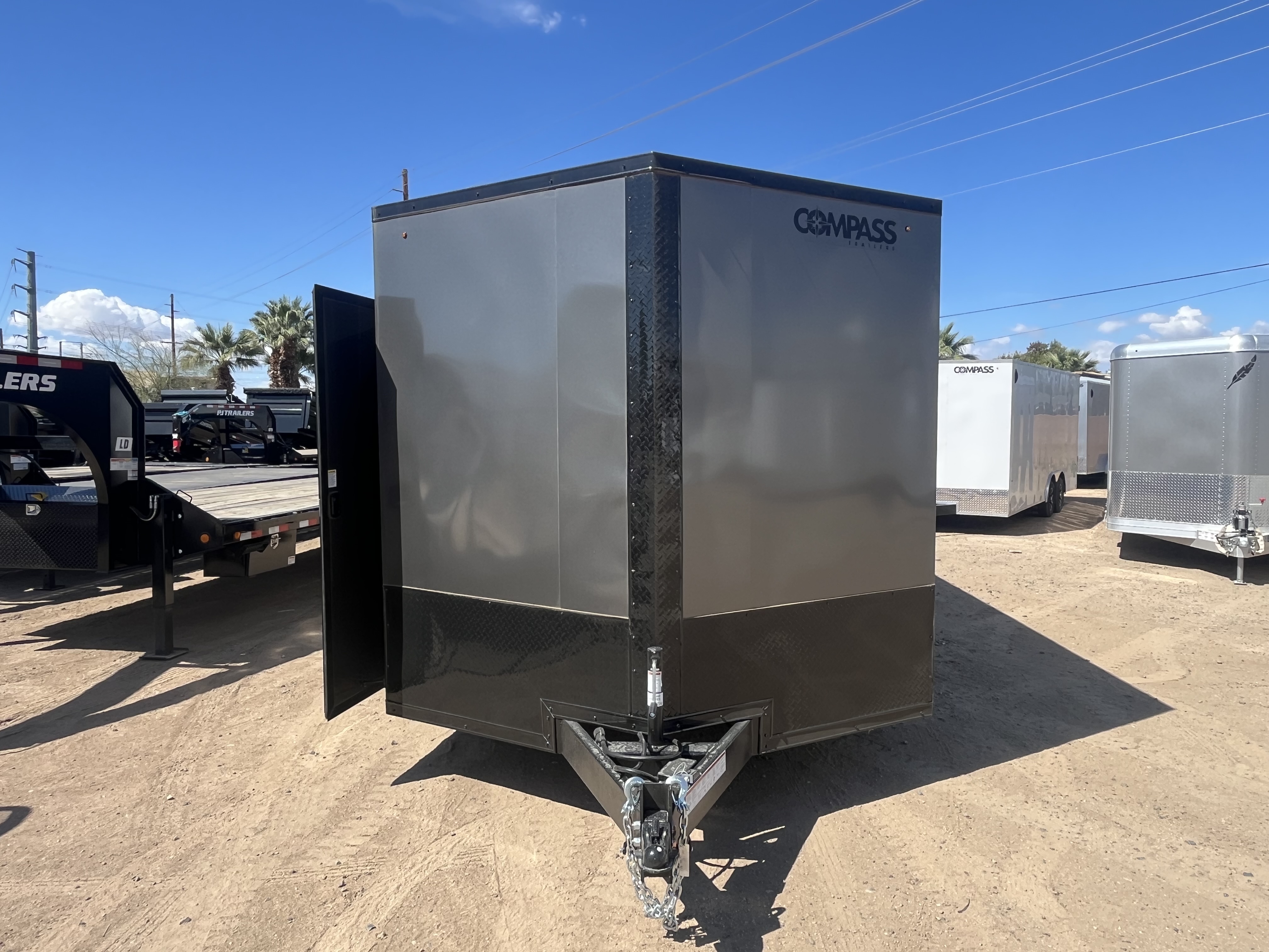 Compass 16x8.5 Jasper SE Car Hauler, 10K GVWR, Ramp Door - Stock #CMP2779 - Image 11 of 11