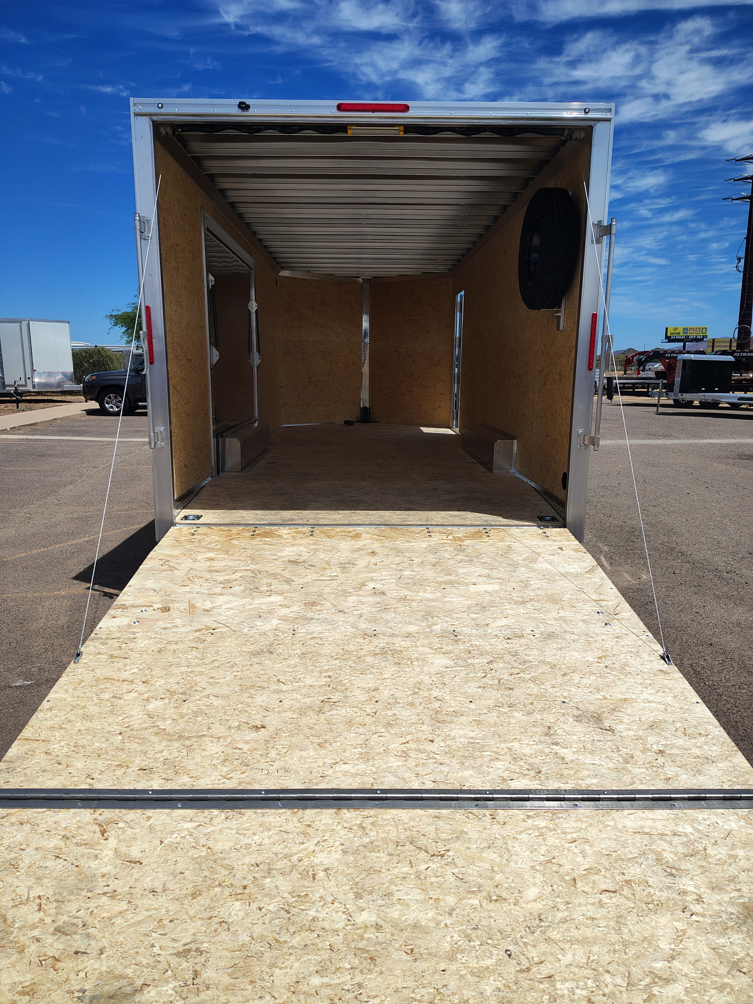 Alcom 20x8.5 All Aluminum XLT-P Car Hauler, Limited Model, 10K GVWR, Ramp Door - Stock #ALC273 - Image 8 of 11