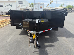 Midsota 21x83 Tandem Axle, 17.6K GVWR, Side Dump Tilt, 24" Sides, Hydraulic Jack