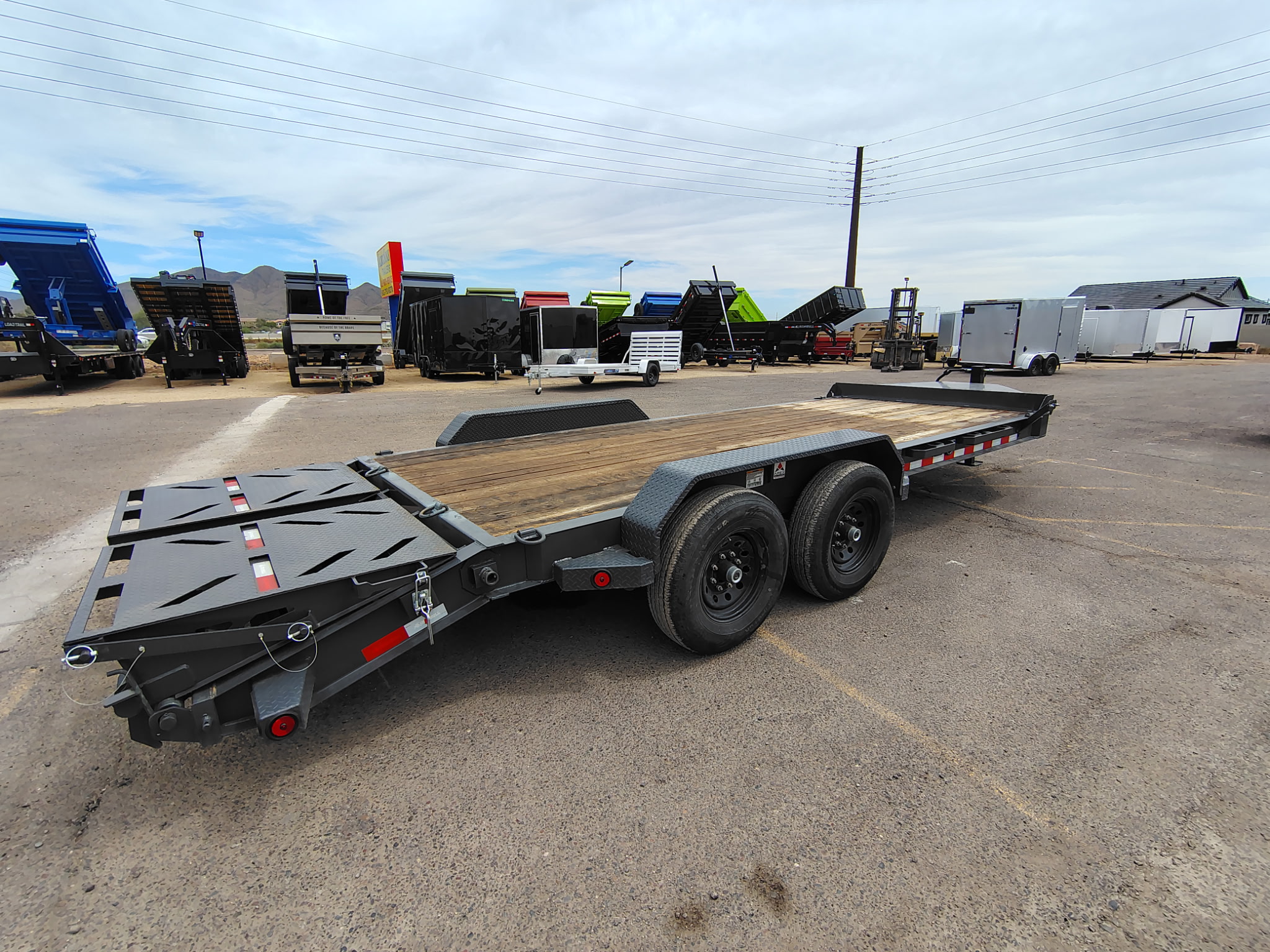 IRONBULL 20x83 IronBull, Tandem Axle, 14K GVWR, Rampage Ramps - Stock #USD2091 - Image 4 of 10