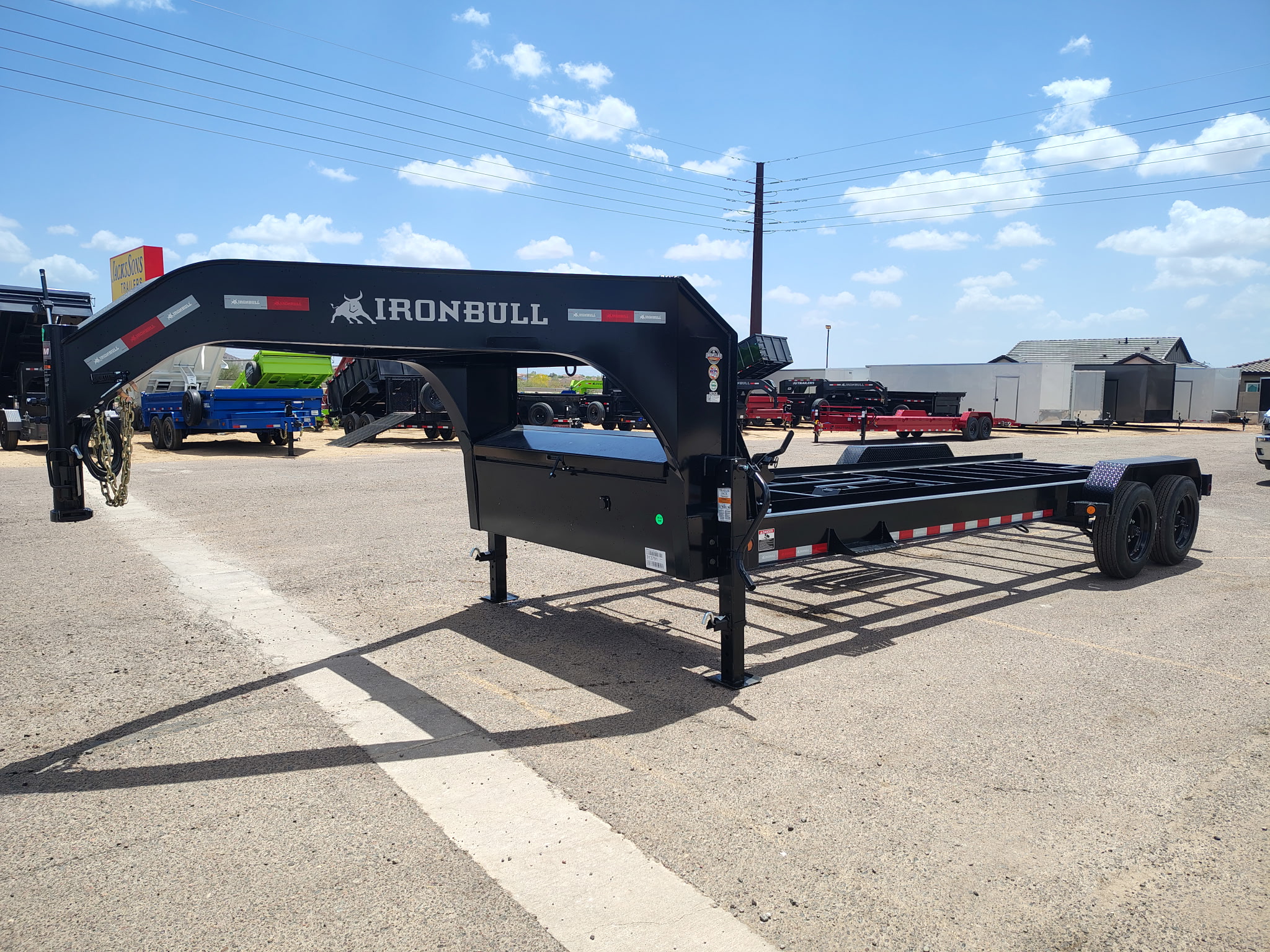 Norstar 20x83 Ironbull Gooseneck, Tandem Axle, Roll Off Chassis, 16K GVWR, 16 PLY - Stock #NST1444 - Image 3 of 13