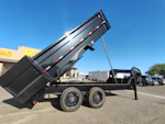 Norstar 16x83 IronBull Gooseneck Dump, Tandem Axle, 22K GVWR, 36" Sides, Telescopic Cylinder, Hydraulic Jacks, 18 Ply Tires Stock #NST1514 - Thumbnail 11