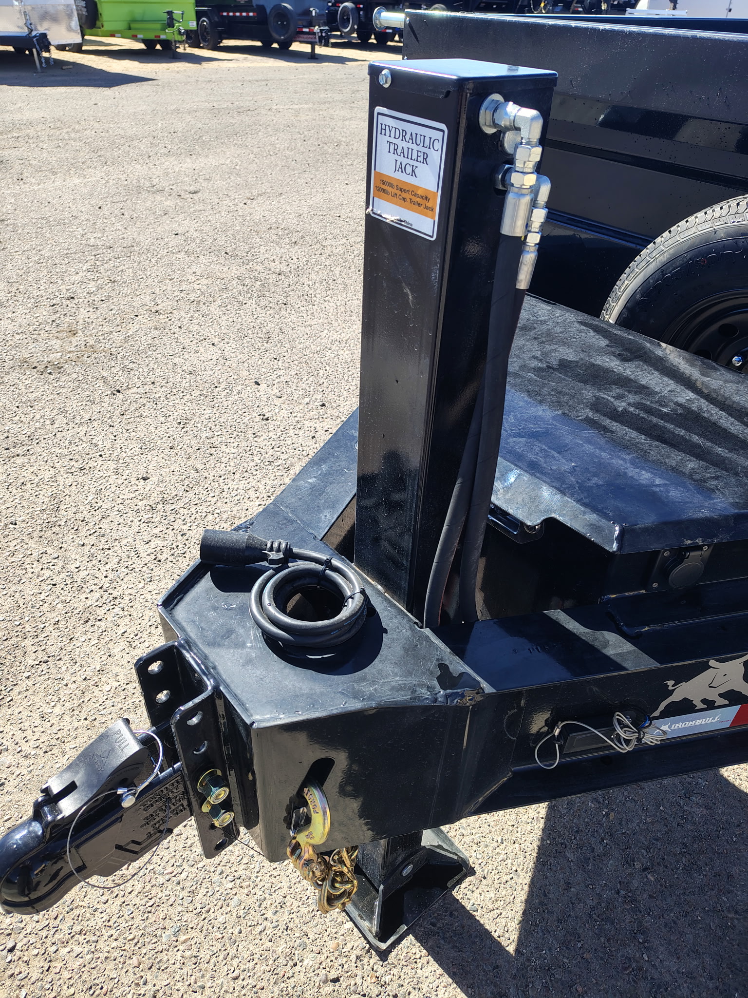 Norstar 16x96 IronBull Tandem Axle Deckover Dump, 15K GVWR, 18" Fold Down Sides, Hydraulic Jack - Stock #NST1507 - Image 13 of 13