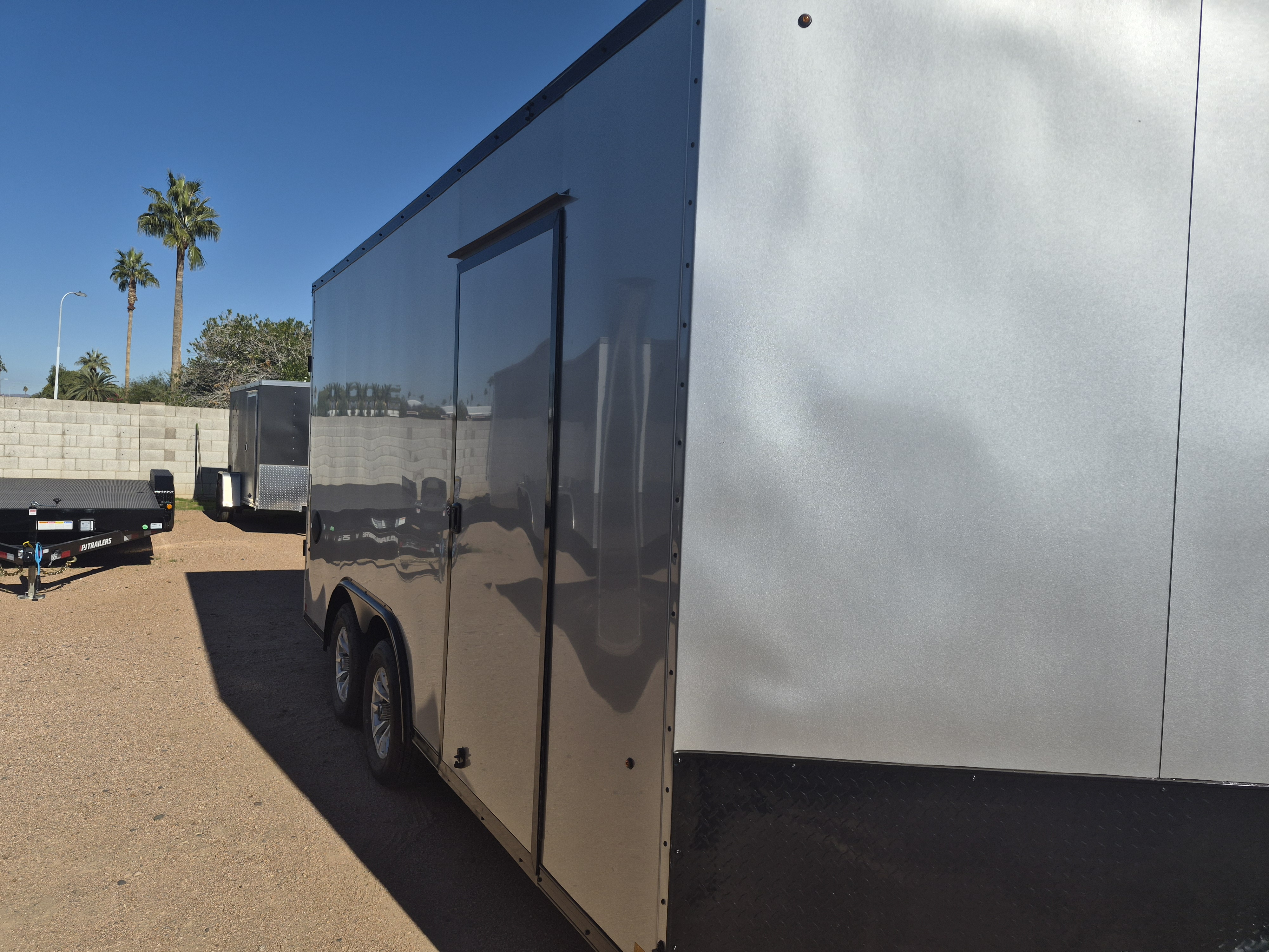 Compass 16x8.5 Jasper SE Car Hauler, 7K GVWR, Ramp Door - Stock #CMP2717 - Image 2 of 4
