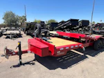 Midsota 24x8.5 (18'+6') Tilt Bed Wide Body, Drive Over Fender, 17,600 GVWR, 80" Steel Toolbox Stock #MI009 - Thumbnail 9