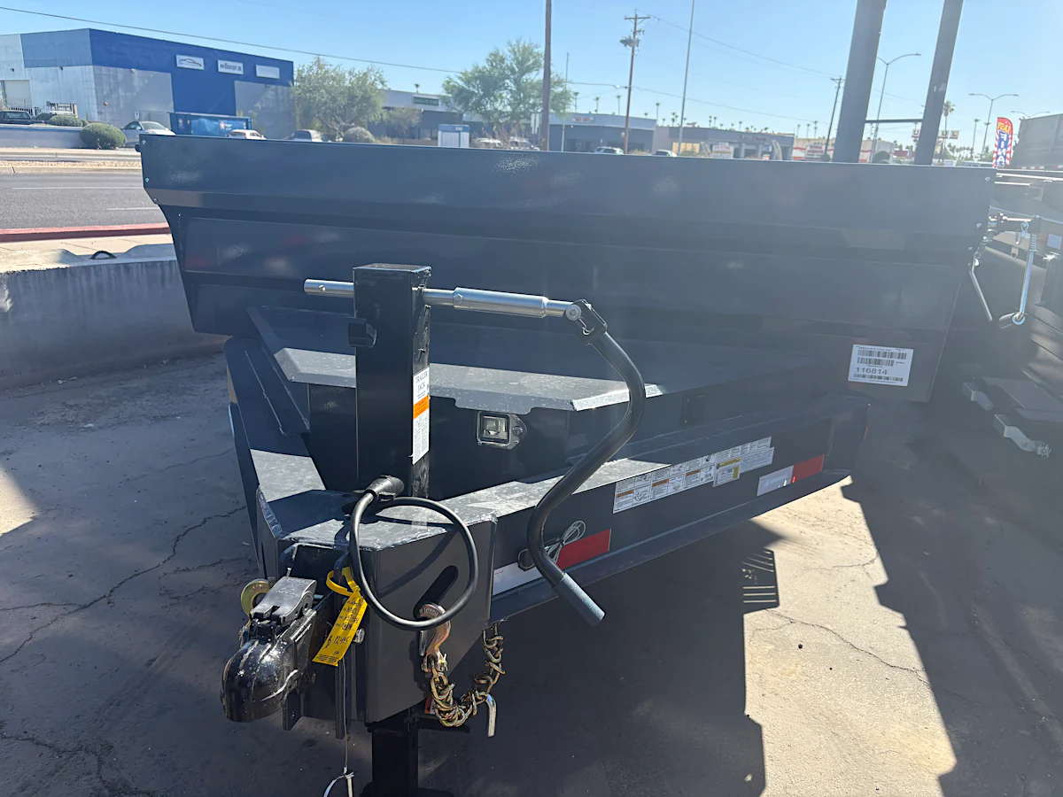 Iron Bull Iron Bull 14'x83" Scissor Dual I-Beam Bumper Pull Dump Trailer w/ 36" Sides (DTB) - Stock #NST1503 - Image 1 of 7 Iron Bull Iron Bull 14'x83" Scissor Dual I-Beam Bumper Pull Dump Trailer w/ 36" Sides (DTB) - Stock #NST1503 - Image 1 of 7
