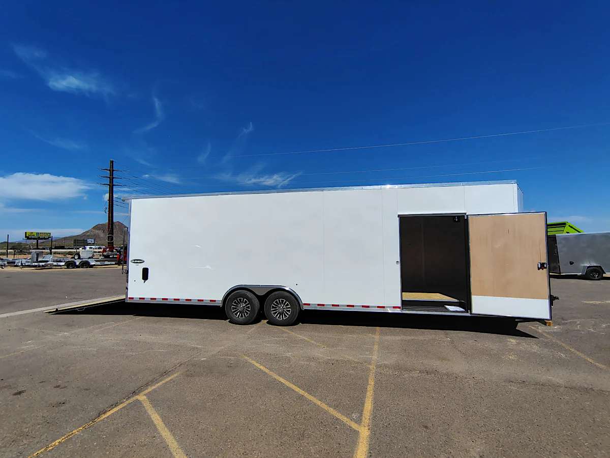 Compass 28x8.5 Element SE Car Hauler, 14K GVWR, 6" Additional Height, Ramp Door - Stock #CMP2867 - Image 4 of 6 Compass 28x8.5 Element SE Car Hauler, 14K GVWR, 6" Additional Height, Ramp Door - Stock #CMP2867 - Image 4 of 6