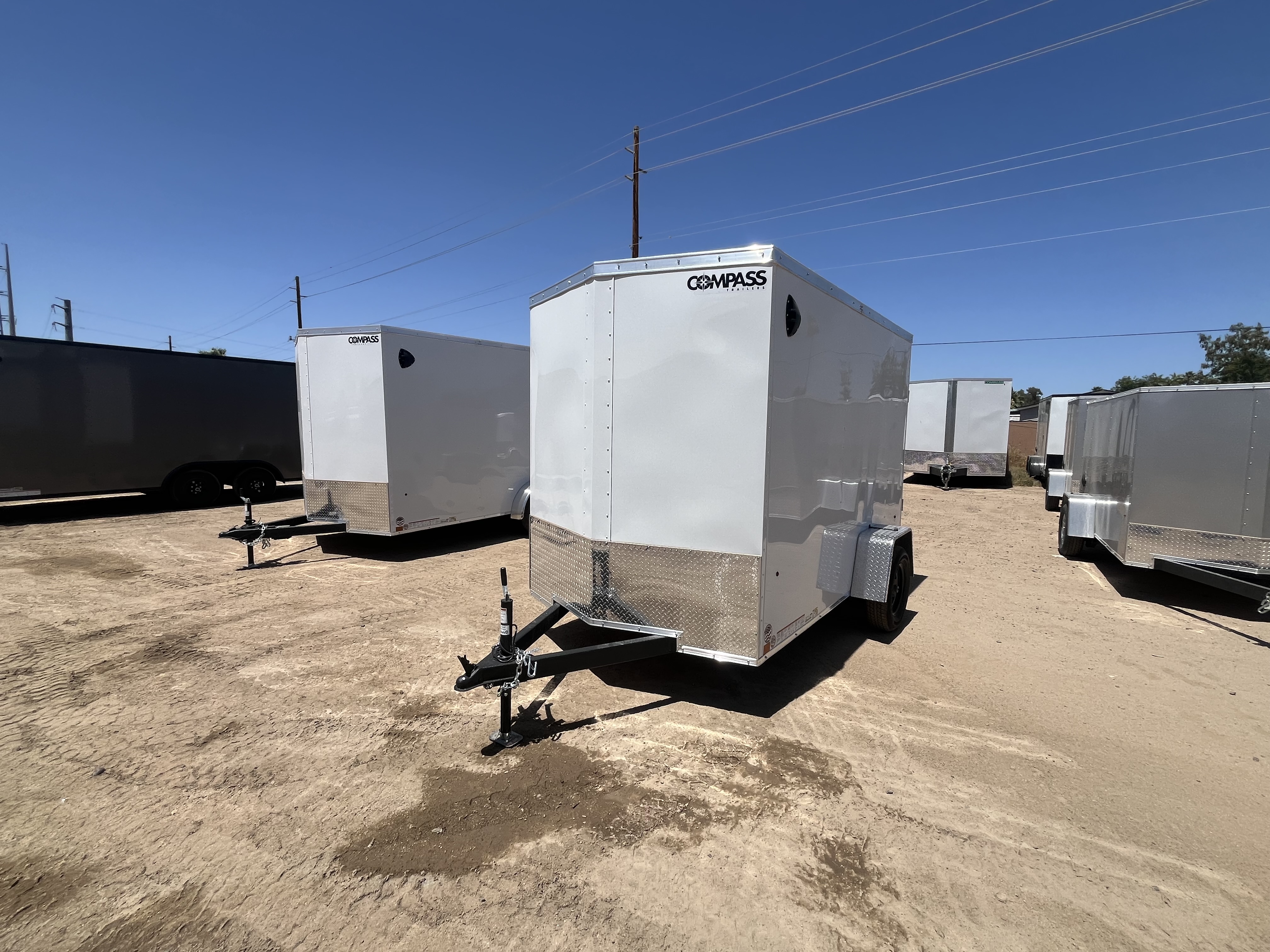 Compass 10x6 Indigo DLX, 3K GVWR, Ramp Door - Stock #CMP2855 - Image 8 of 9