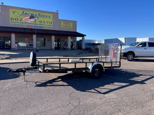 P.J. Trailers 14x77 Single Axle, 3K GVWR, Channel Utility
