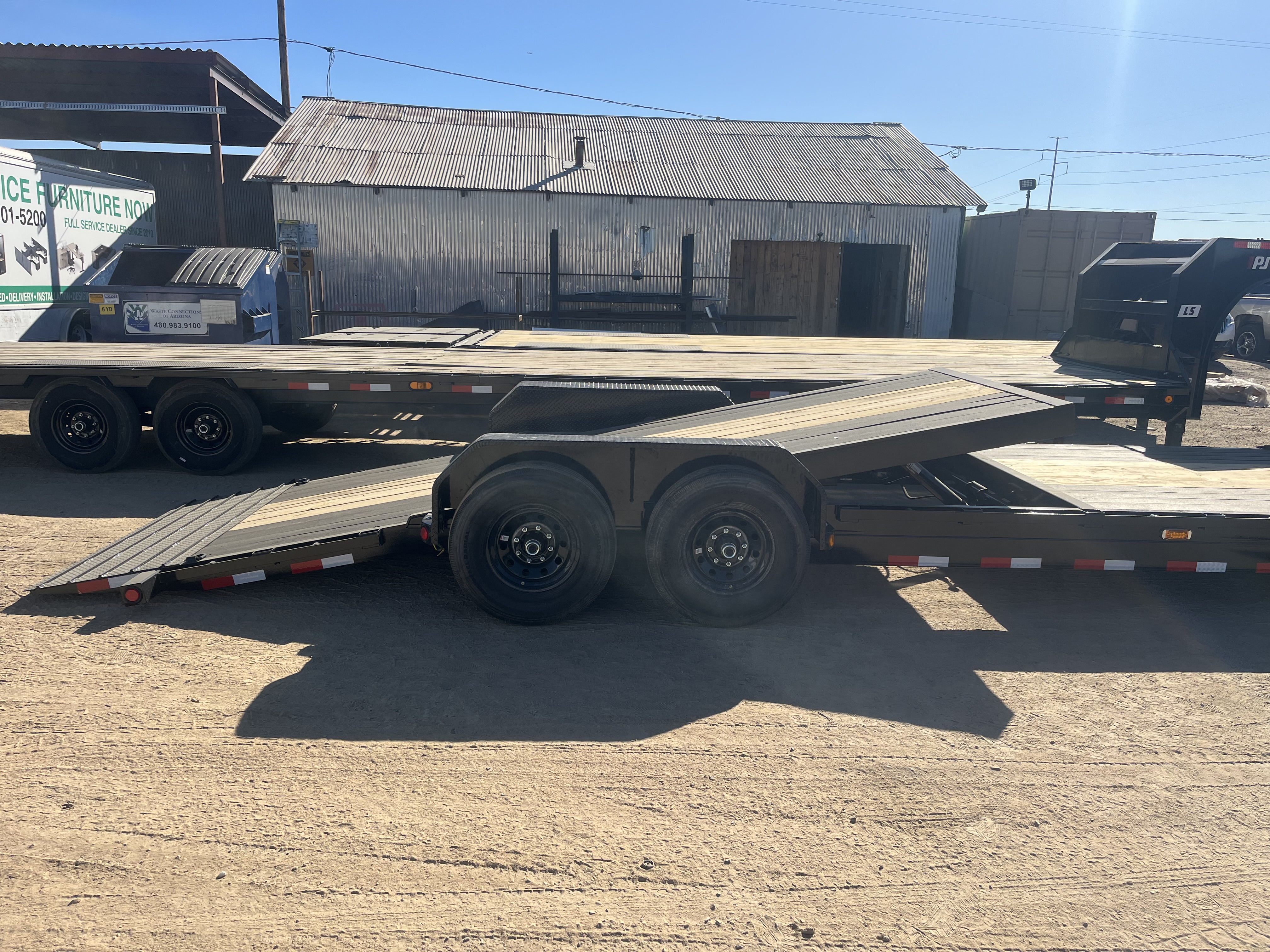 P.J. Trailers 24x83x6" Channel, Equipment Tilt, 14K GVWR, 14PLY, Blackwood Deck - Stock #PPJ10979 - Image 5 of 9