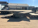 P.J. Trailers 24x83x6" Channel, Equipment Tilt, 14K GVWR, 14PLY, Blackwood Deck Stock #PPJ10979 - Thumbnail 5