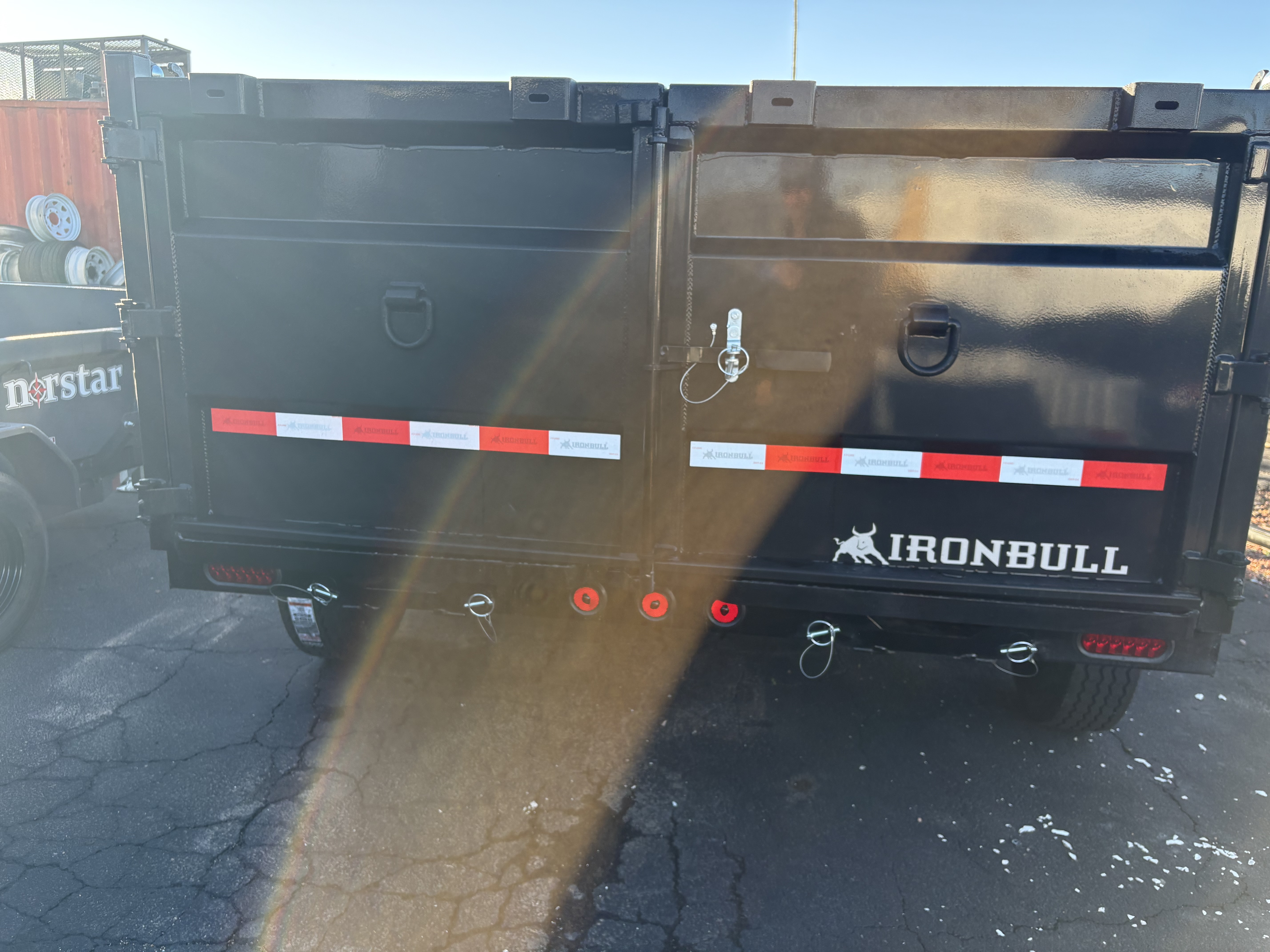 Norstar 14x83 IronBull Tandem Axle Dump, 15K GVWR, 36" Sides, Solar Charger, 14 Ply Tires - Stock #NST1374 - Image 4 of 5