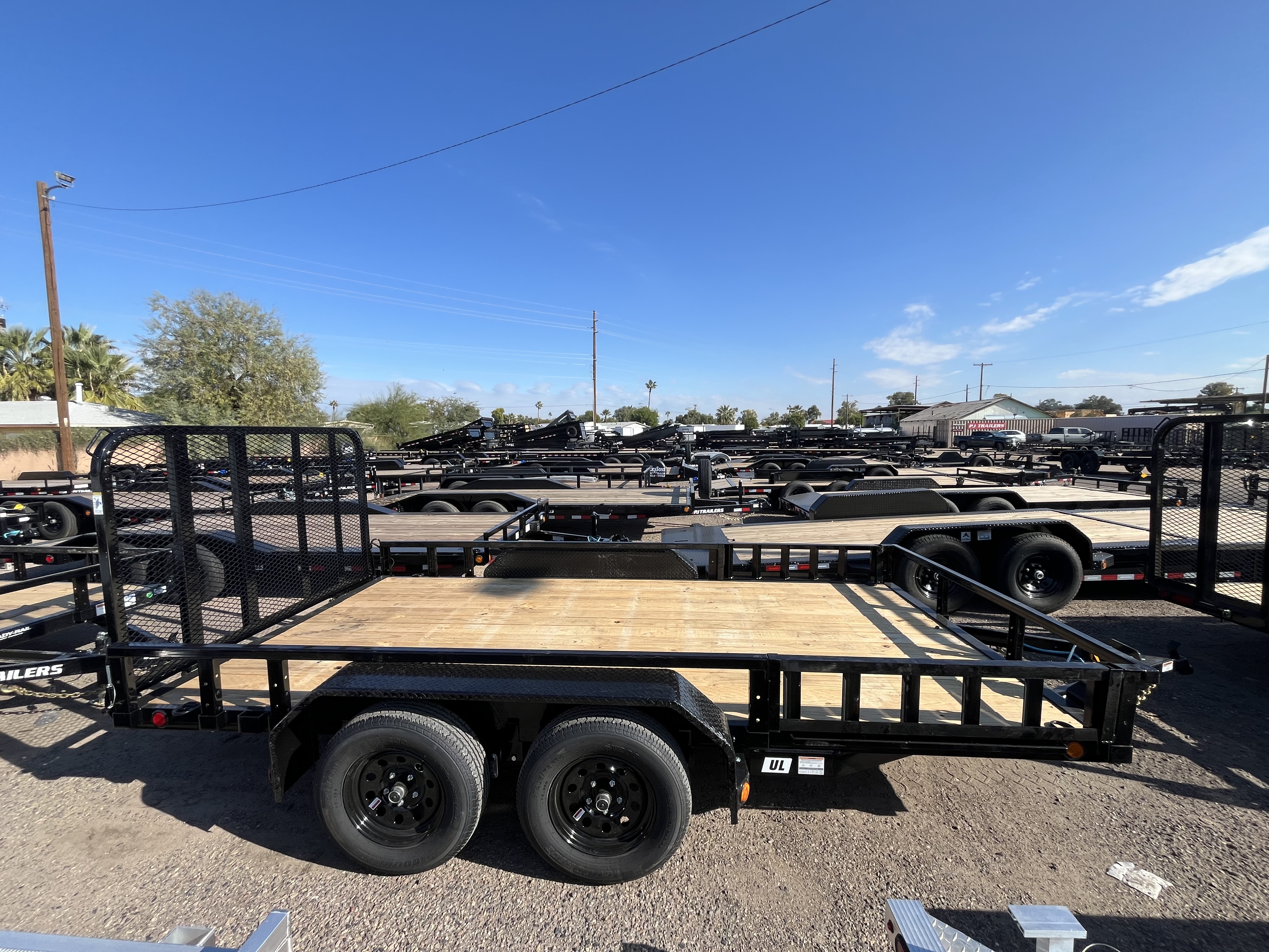 P.J. Trailers 14x83 Tandem Axle, 7K GVWR, Channel Utility, ATV - Stock #PPJ10932 - Image 2 of 5