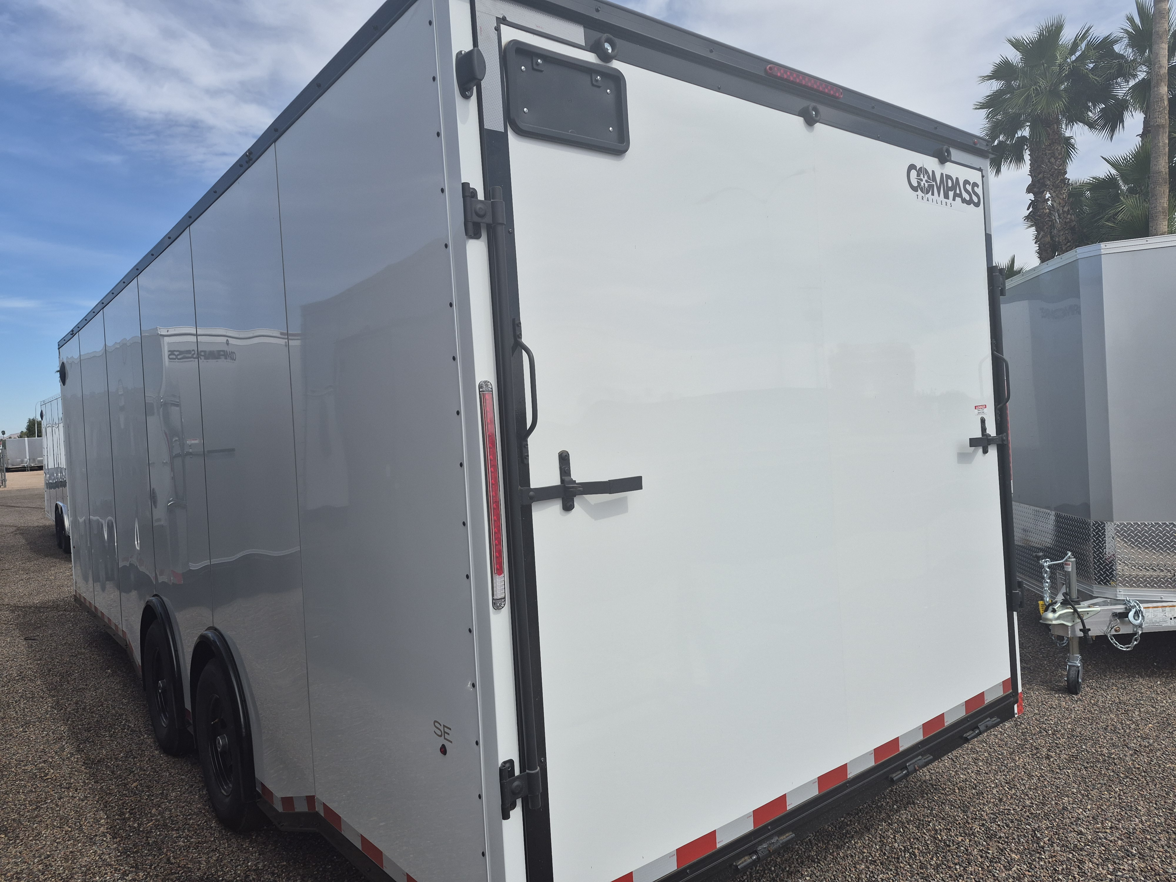 Compass 24x8.5 Jasper SE Car Hauler, 14K GVWR, Ramp Door, 6" Extra Height - Stock #CMP2781 - Image 5 of 5