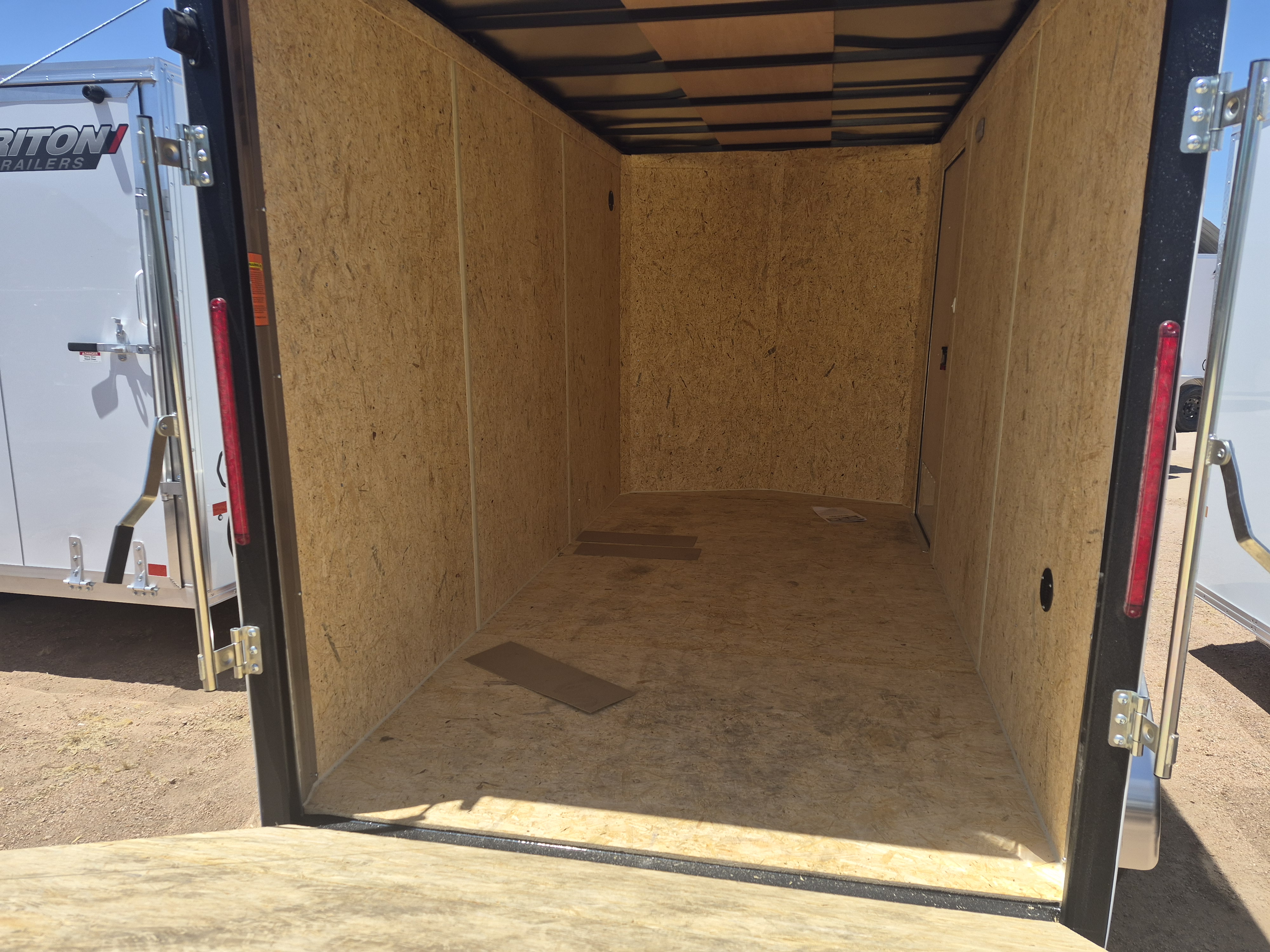 Compass 12x6 Indigo DLX, Flat Top V-Nose, 7K GVWR, Ramp Door - Stock #CMP2872 - Image 4 of 4