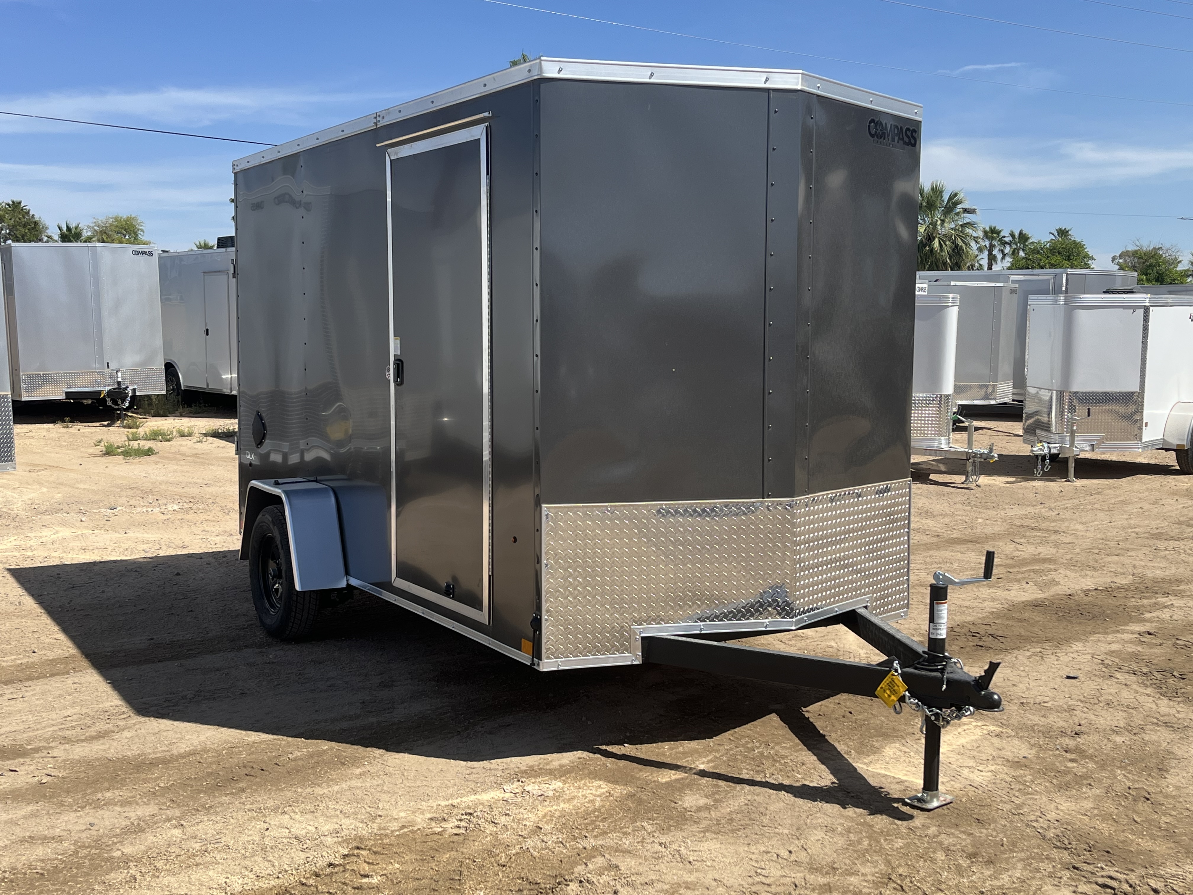 Compass 12x6 Indigo DLX, 3K GVWR, Ramp Door - Stock #CMP2808 - Image 1 of 9