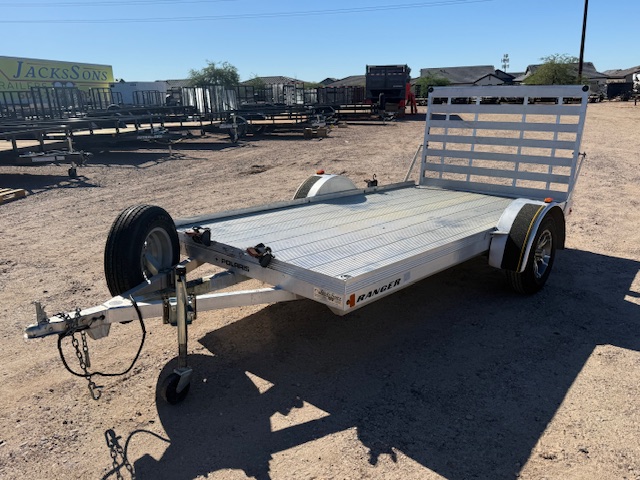 Alcom 12X72 Single Axle, Aluminum, 3K GVWR, Utility - Stock #USD6948 - Image 3 of 4