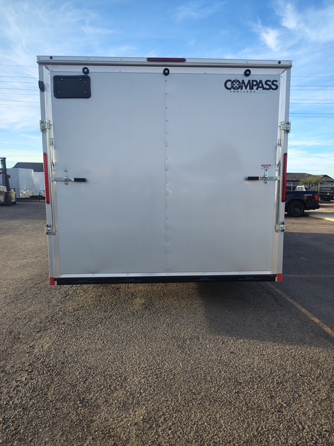 Compass 24x8.5 Indigo DLX Car Hauler, 10K GVWR, 6" Extra Height, Ramp Door - Stock #CMP2777 - Image 3 of 7