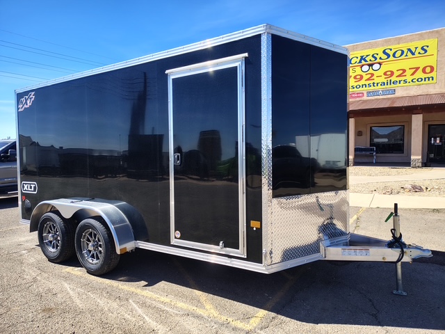 Alcom 14x7 All Aluminum XLTP Enclosed, 7K GVWR, Limited Edition, Ramp Door - Stock #ALC218 - Image 1 of 12