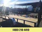 P.J. Trailers 14x77 Single Axle, 3K GVWR, Channel Utility Stock #PPJ11197 - Thumbnail 2