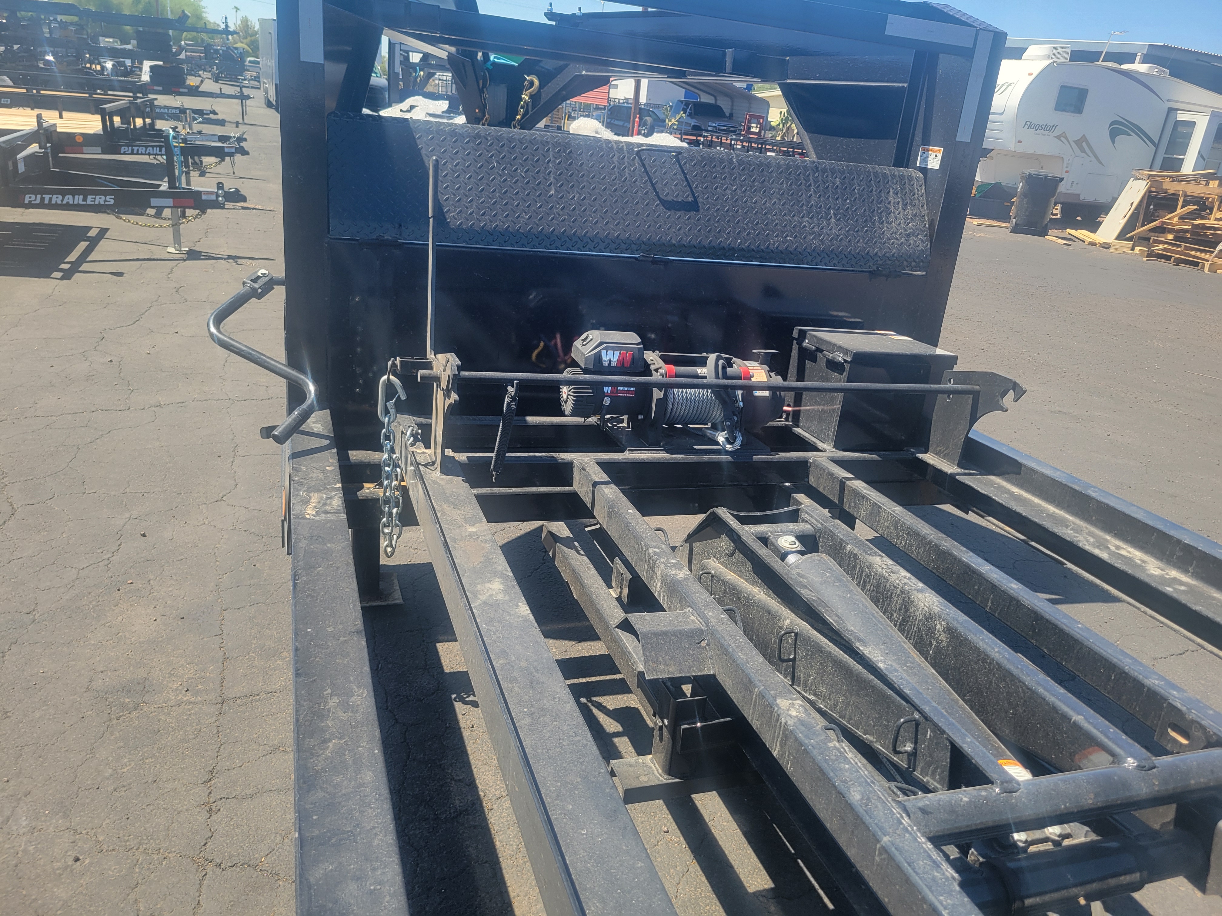 P.J. Trailers 14'x83" Rollster Roll-off Dump Trailer (DR) - Stock #PJD1588 - Image 3 of 4