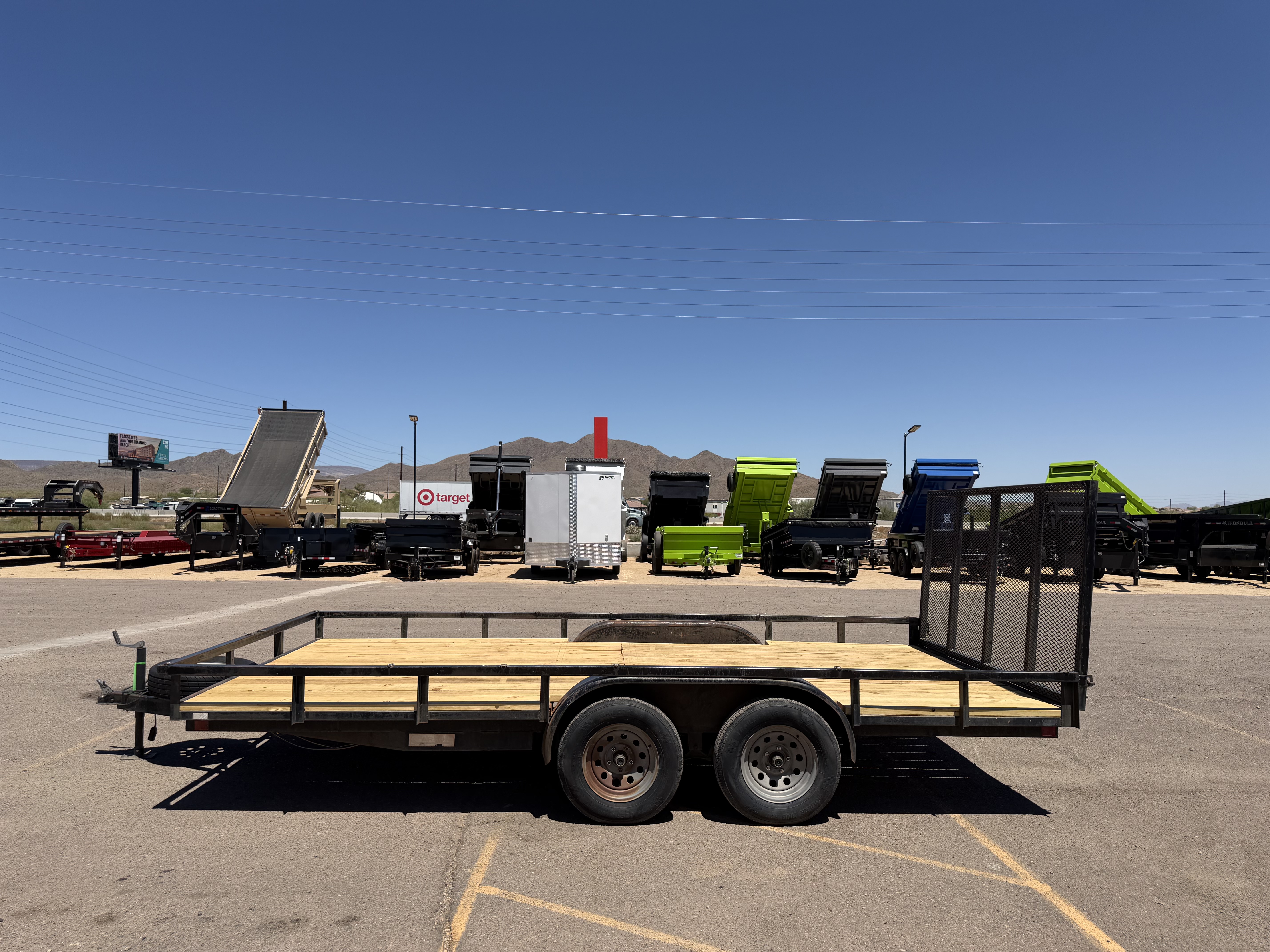 CARSON TRAILERS INC 16x7 Tandem Axle, 7K GVWR, Utility - Stock #USD7901 - Image 2 of 9