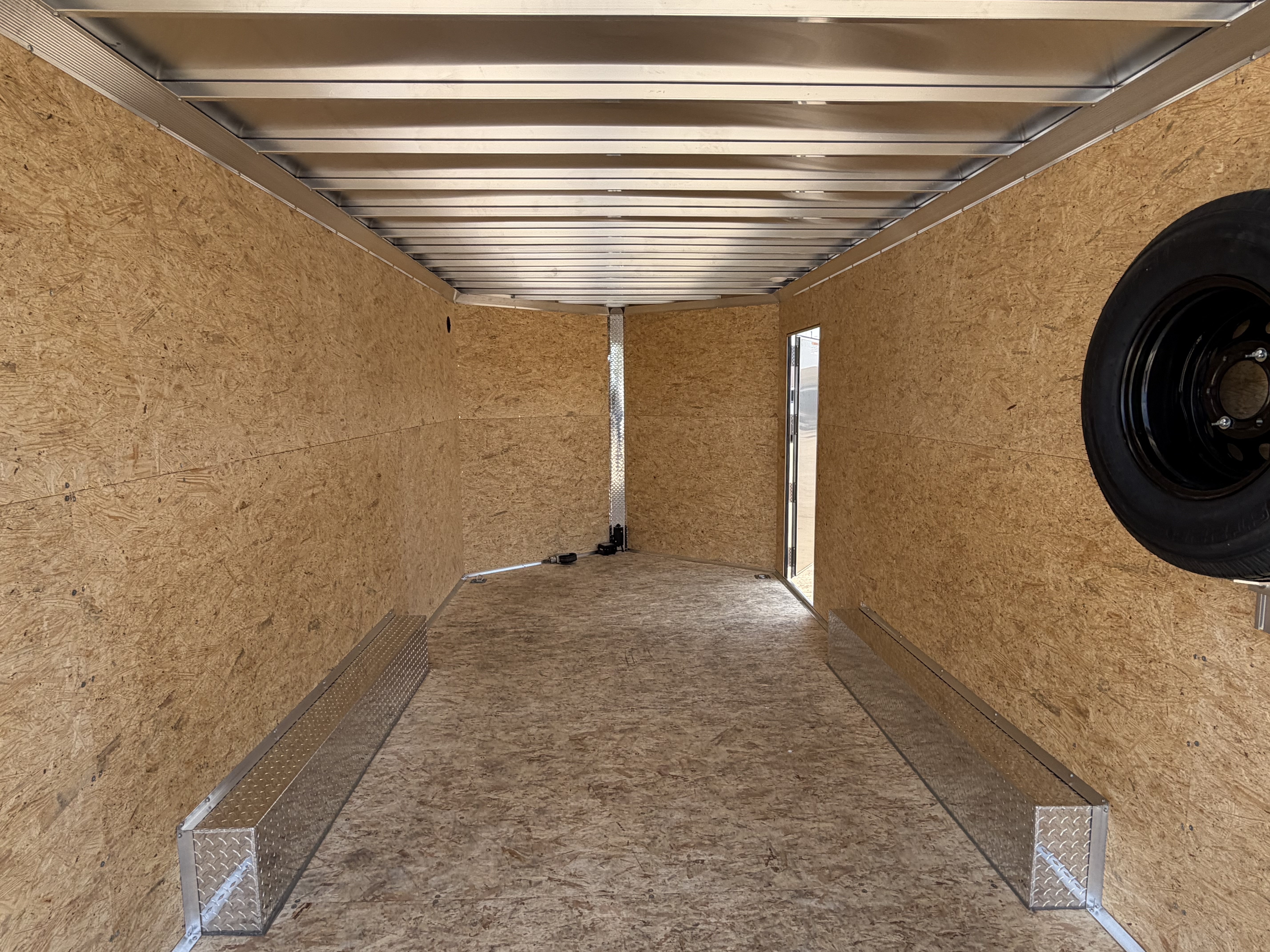 Alcom 16x8.5 All Aluminum XLTP2 Car Hauler, 10K GVWR, Side Door, Ramp Door - Stock #ALC267 - Image 8 of 8