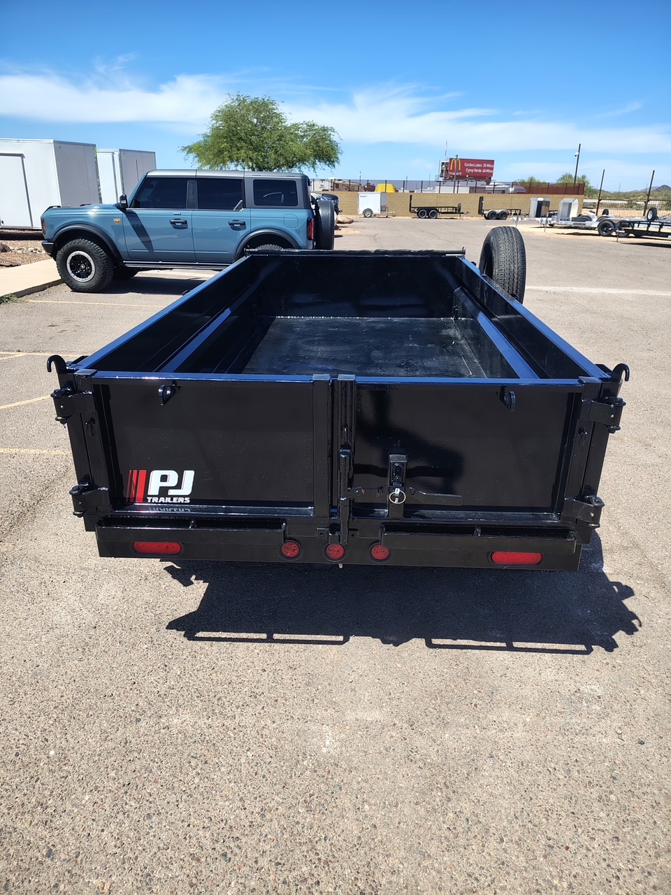 P.J. Trailers 10X60 Utility Dump, Tandem Axle, 7K GVWR - Stock #PJD1698 - Image 3 of 10
